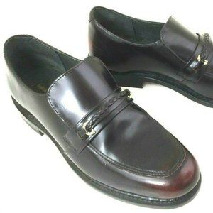 Burgundy Leather Loafer Horsebit 319 Men size 9.5